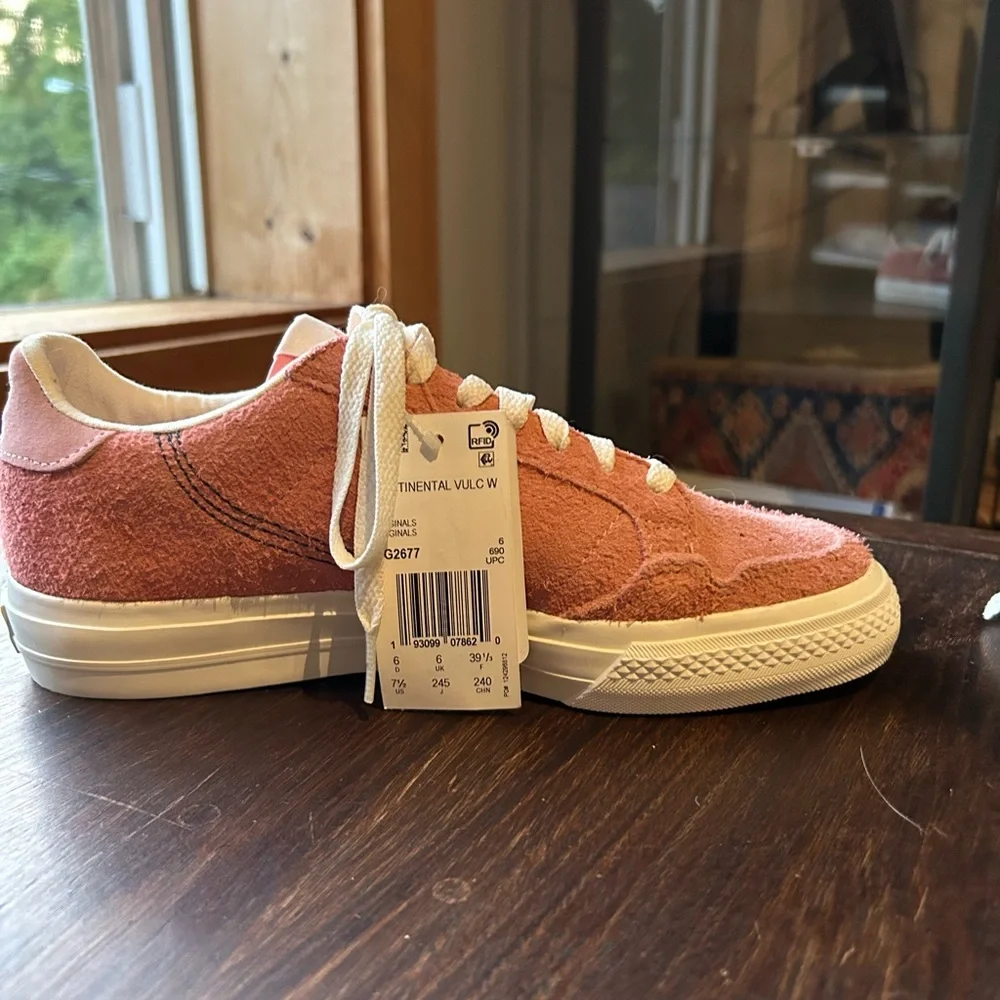 NWT ADIDAS ORIGINALS Women’s Continental Vulc Sneakers Shoes Glory Pink‎ 7.5
